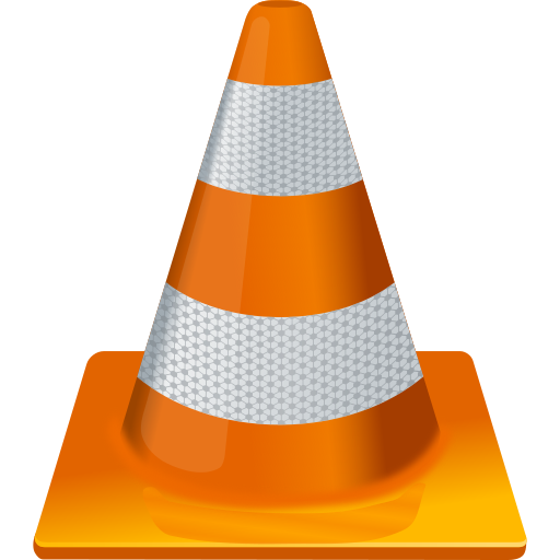 Videolan Vlc Logo Icon Free Png Icon Download (orange, chocolate, black)