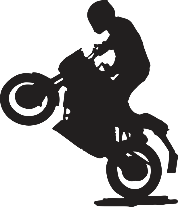 Rider Png Transparent Image (black)