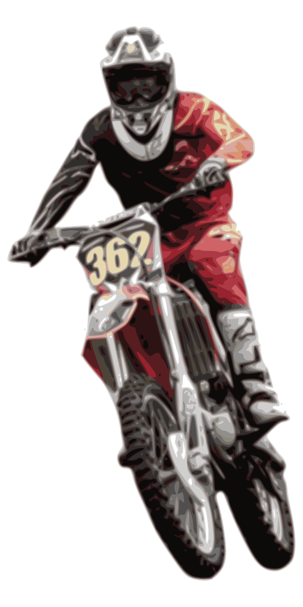 Rider Transparent Background (black)