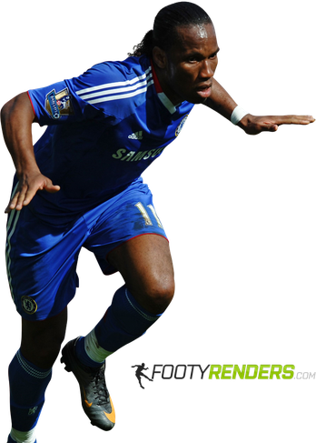 Didier Drogba Png Isolated Hd (black)