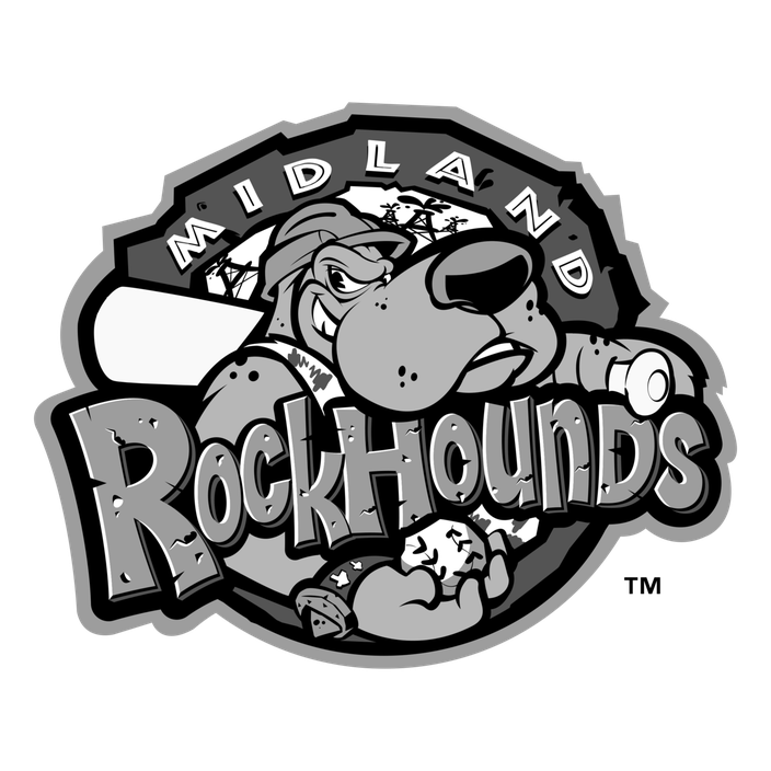 Midland Rockhounds Png Pic (white, silver, black, gray)