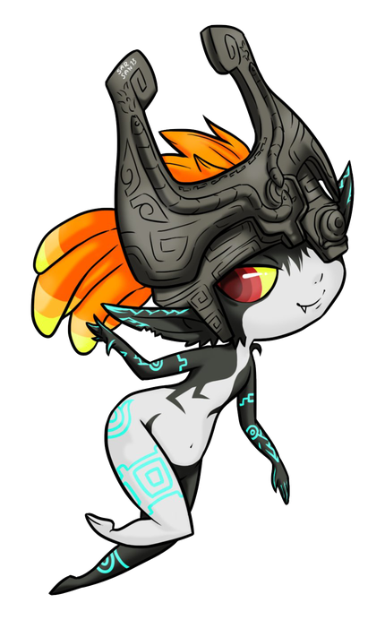 Midna Png Free Download (lavender, black)