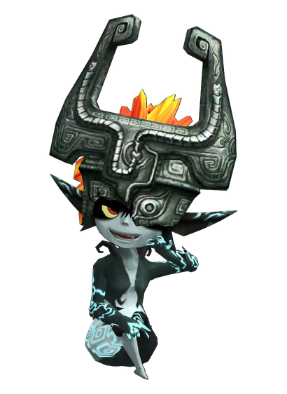 Midna Png Transparent Picture (black)