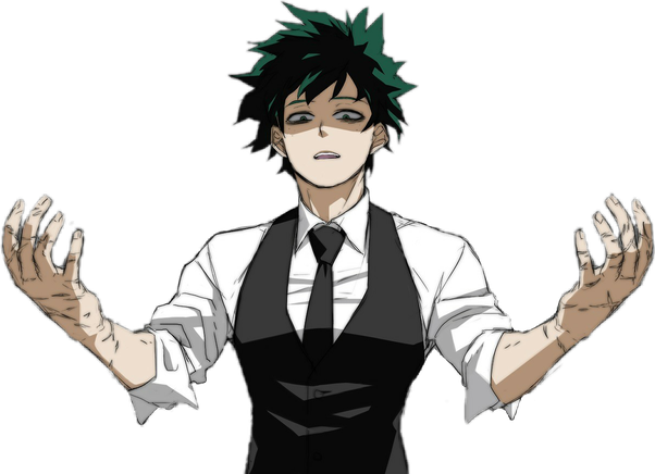 Midoriya Png Pic (white, indigo, black, beige)