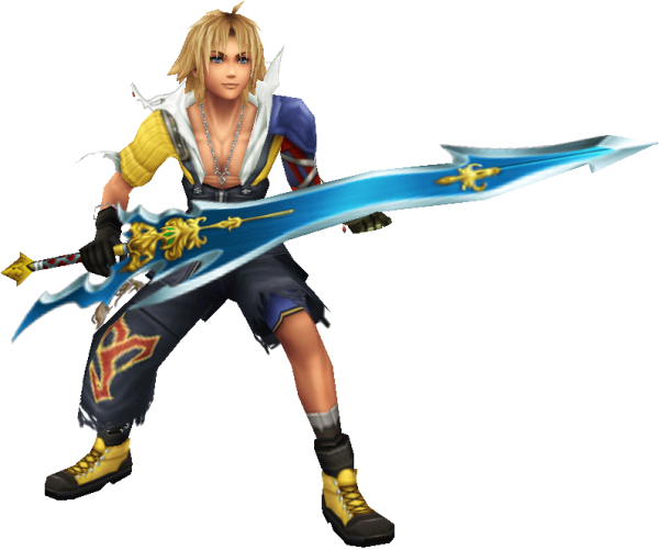 Tidus Png Clipart (black)