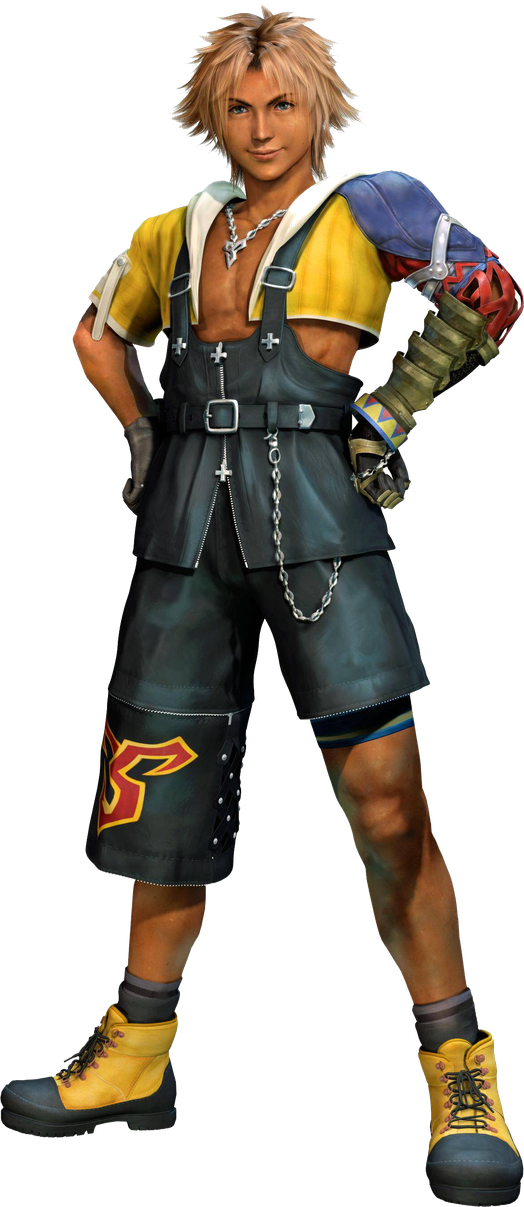 Tidus Png Pic (black)