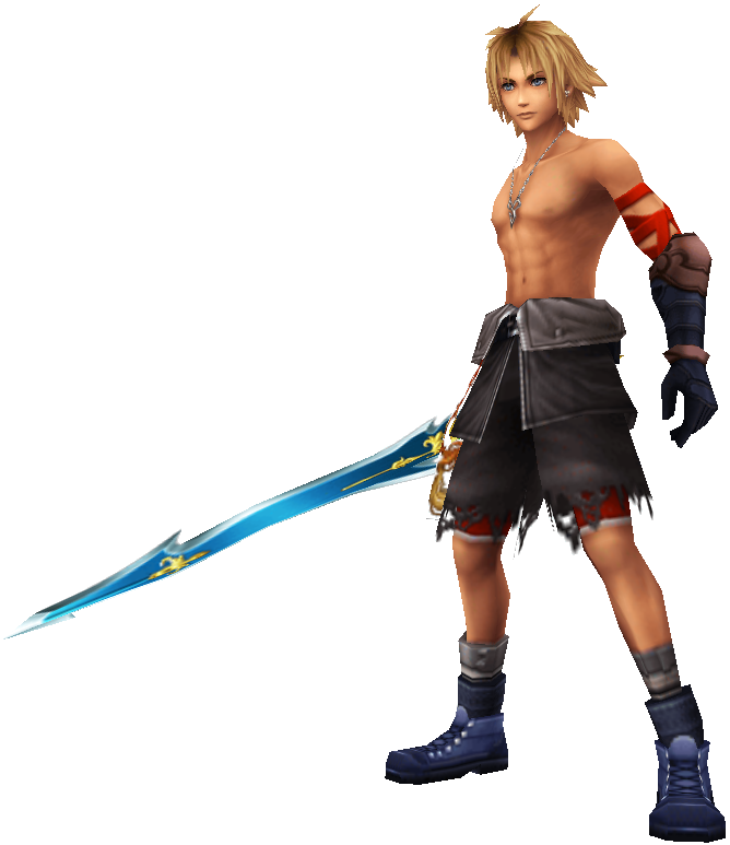 Tidus Png Picture (black, gray)