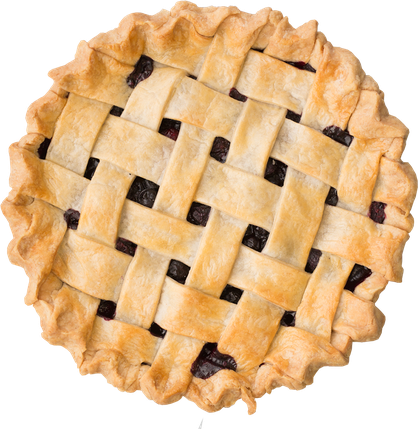 Pie Png Isolated Pic (black, pink, salmon)