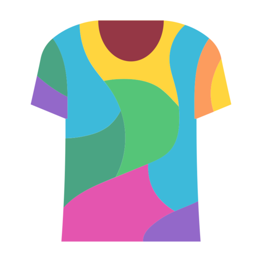 Tie Dye Tshirt Free Png Icon Download (salmon, black, greenish blue, gold, gray)