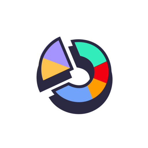 Piechart Free Png Icon (indigo, plum, black, greenish blue, silver)