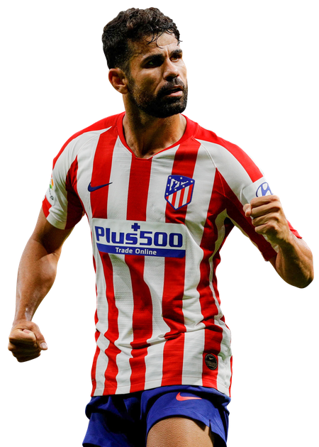 Diego Costa Atletico Madrid Png Isolated File (black, maroon)