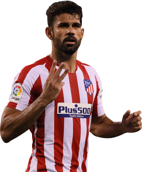 Diego Costa Atletico Madrid Png Isolated Pic (black, silver, maroon)