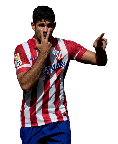 Diego Costa Atletico Madrid Png Photos (black)