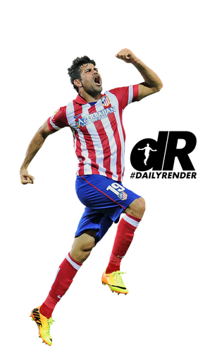 Diego Costa Atletico Madrid Png Picture (black, maroon)