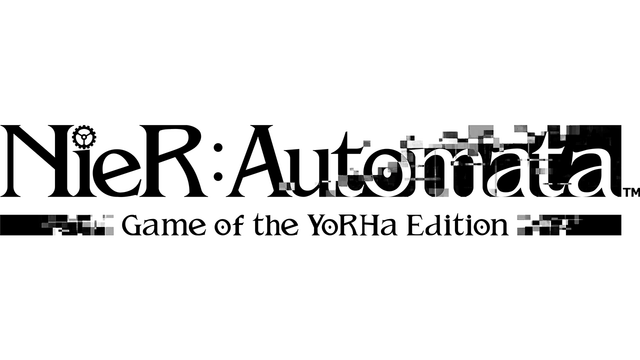 Nier Automata Logo Png Pic (white, silver, black, gray)