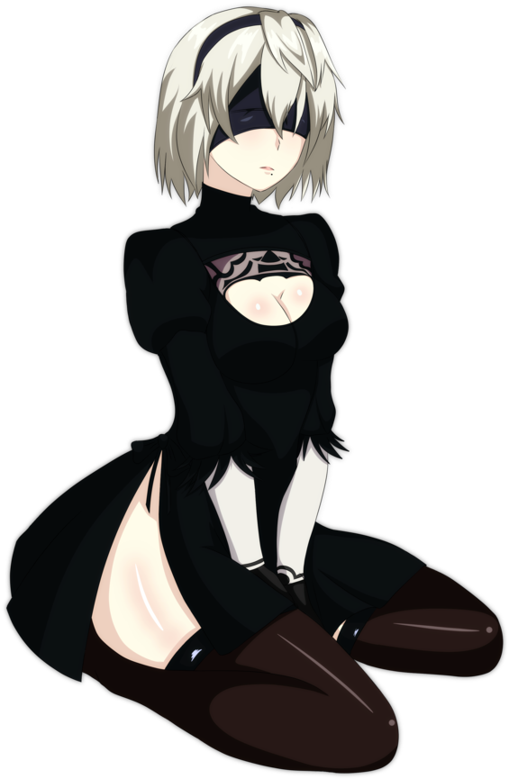 Nier Automata Png Isolated Hd (black)