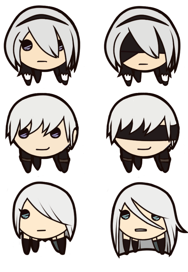 Nier Png Transparent (lavender, black, beige, white)