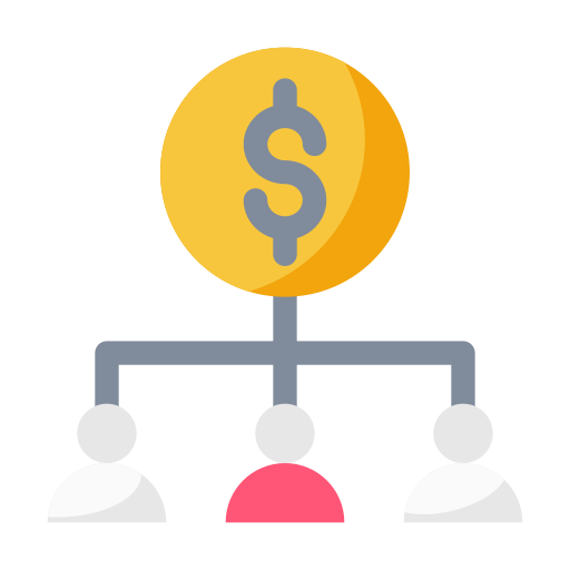 Hierarchy Coin Transaction Economy Dollar Business Finance Organization Structure Icon Free Nobackground Png Icon Download (black, gray, lavender, orange, gold)