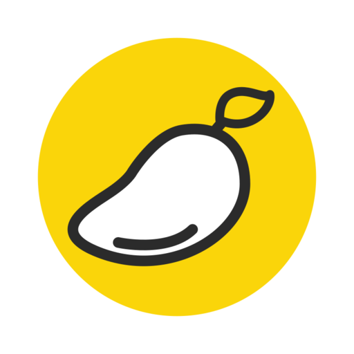 Diet Fruit Mango Free Png Icon (white, black, gold)