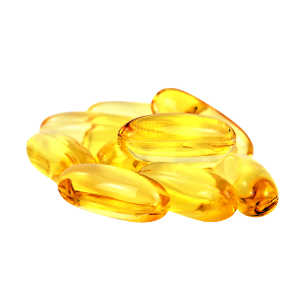 Dietary Supplement Fish Oil Capsule Png File (yellow, black, gold)