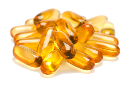 Dietary Supplement Fish Oil Capsule Png Transparent Image (black, orange, gold)