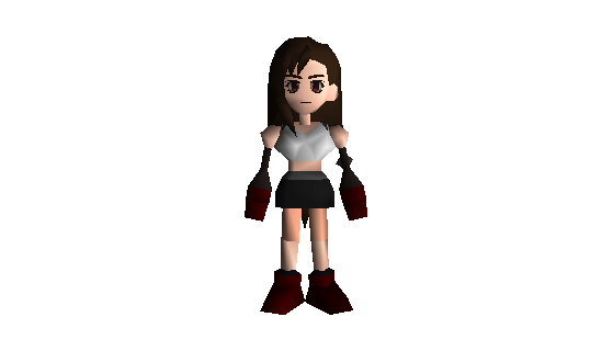 Tifa Lockhart Png Image (black)