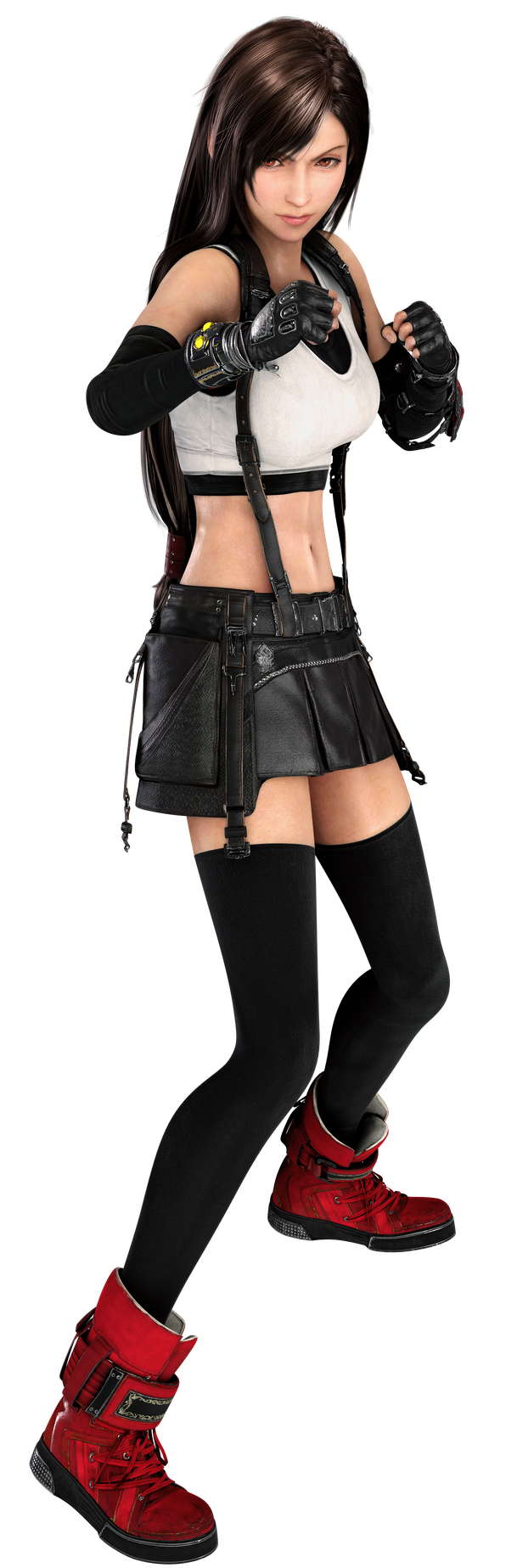 Tifa Lockhart Png Photo (black)