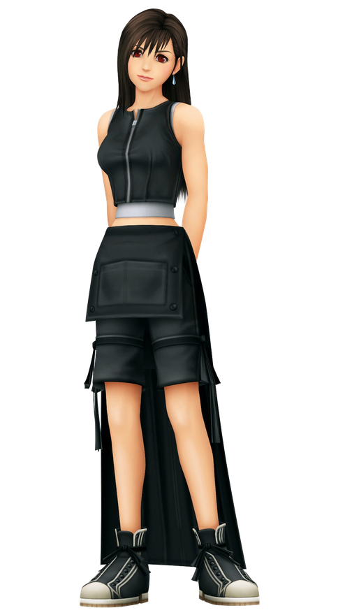 Tifa Lockhart Png Transparent (black)