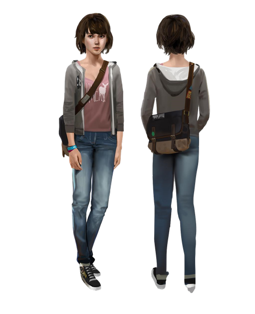 Life Is Strange Png Transparent Image (indigo, black)