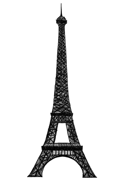 Eiffel Tower Png Transparent Picture (black)