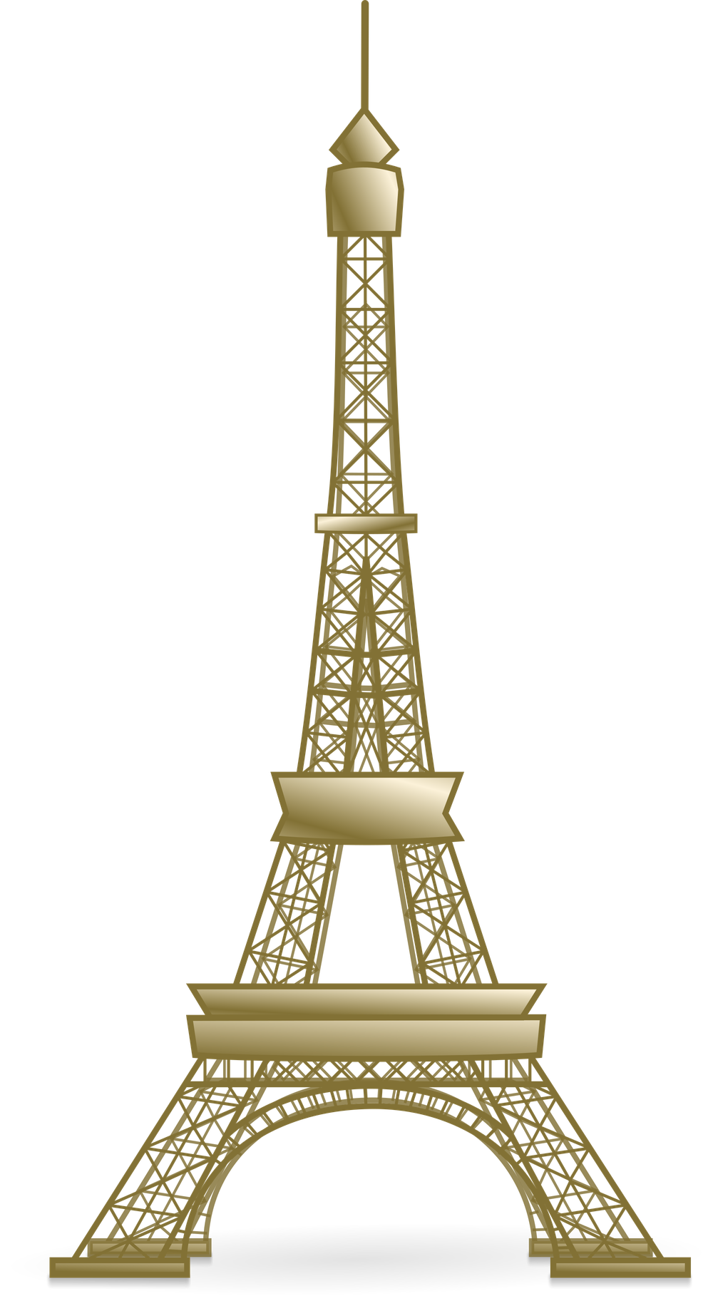 Eiffel Tower Transparent Png (olive, black, gray)