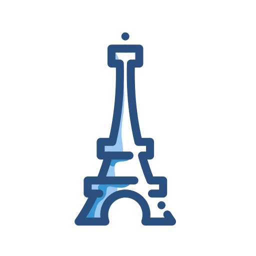 Eiffel Tower France World Monument Icon Free Transparent Png Icon Download (teal, black)