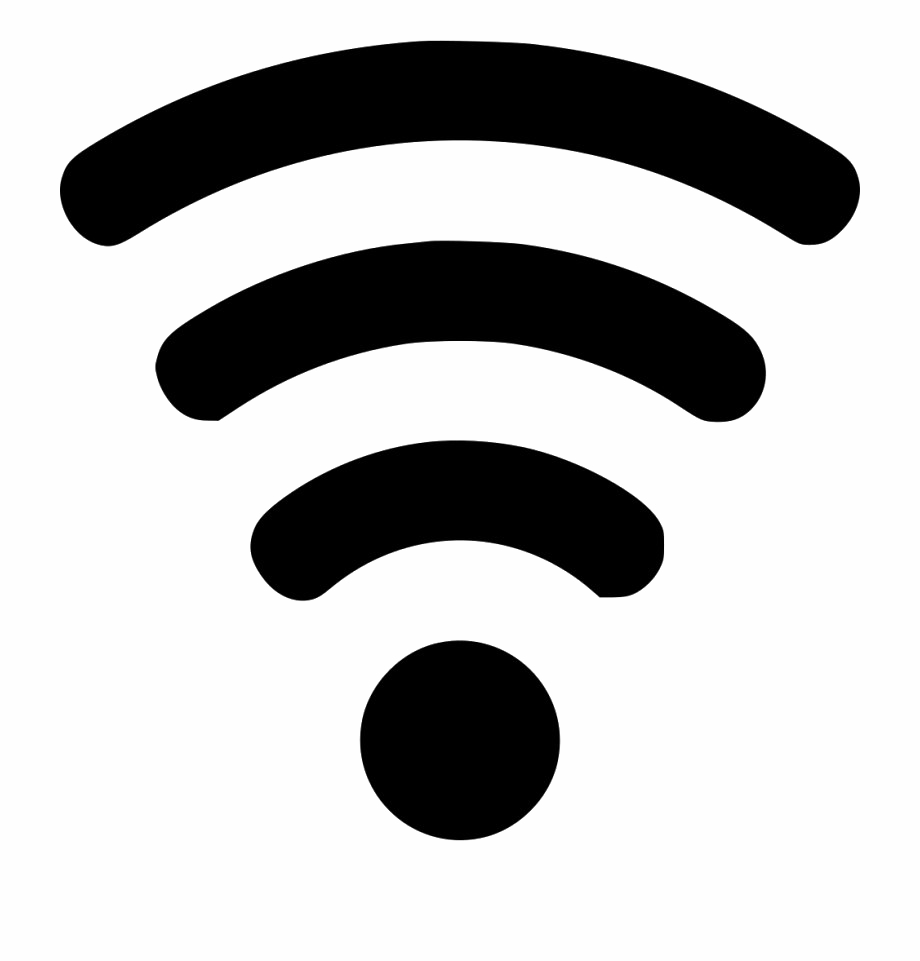 Wifi Signal Png Clipart (black, white)