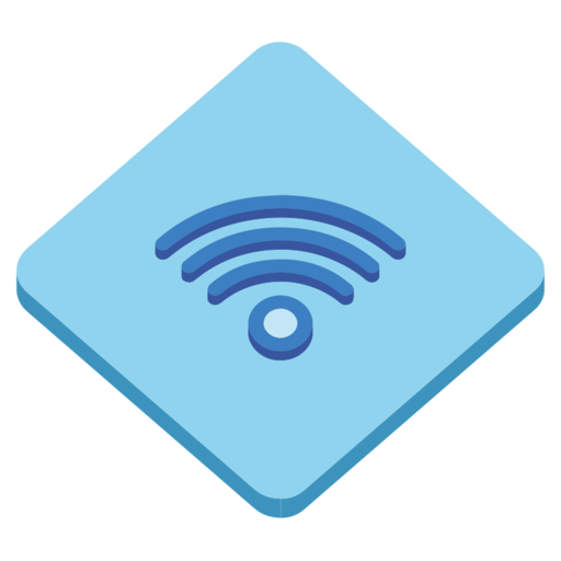 Wifi Free Png Icon (silver, mint, black, teal)