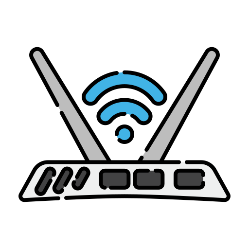 Wifi Signal Internet Router Icon Free Png Icon Download (silver, greenish blue, indigo, black, lavender)