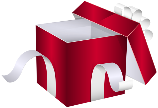 Gift Box Png Image (black, red, maroon)