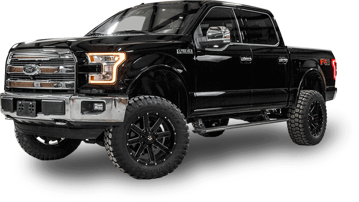 Lifted Gmc Trucks Png Hd Isolated (black)