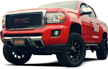 Lifted Gmc Trucks Png Isolated File (black)