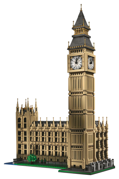 Big Ben Png File (black, gray)