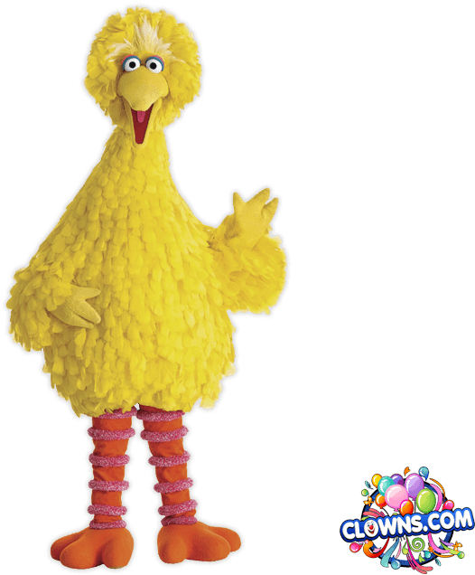 Big Bird Png File (gold, black, orange)