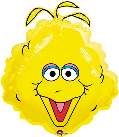 Big Bird Png Pic (gold, black, white)