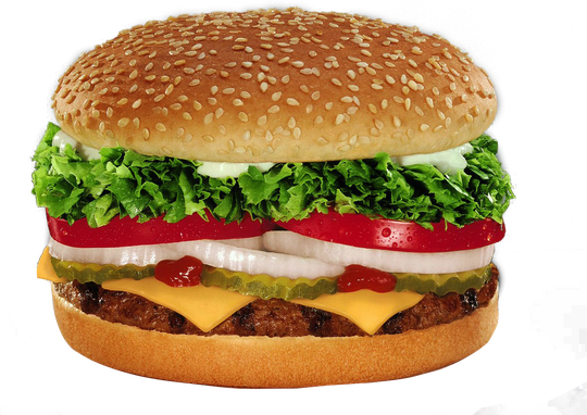 Big Burger King Png Clipart (black)