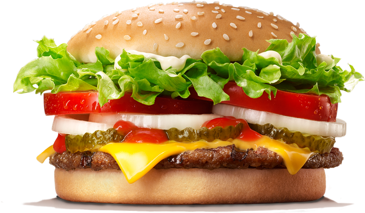 Big Burger King Png File (salmon, olive, black, yellow)