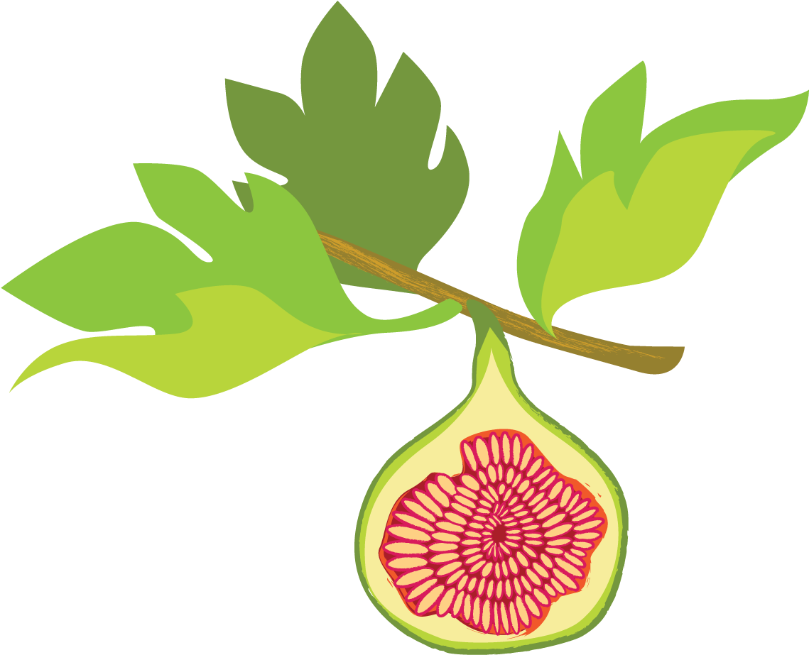 Fig Leaves Transparent Png (black, gold, gray, olive)