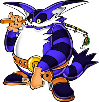 Big The Cat Png Transparent Image (white, blue, black)