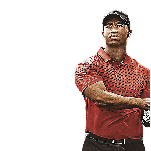 Tiger Woods Png File (maroon, black)