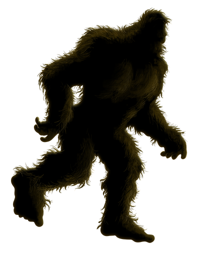 Bigfoot Png Picture (black)