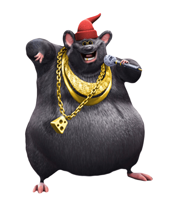 Biggie Cheese Png Photo (black, gray)