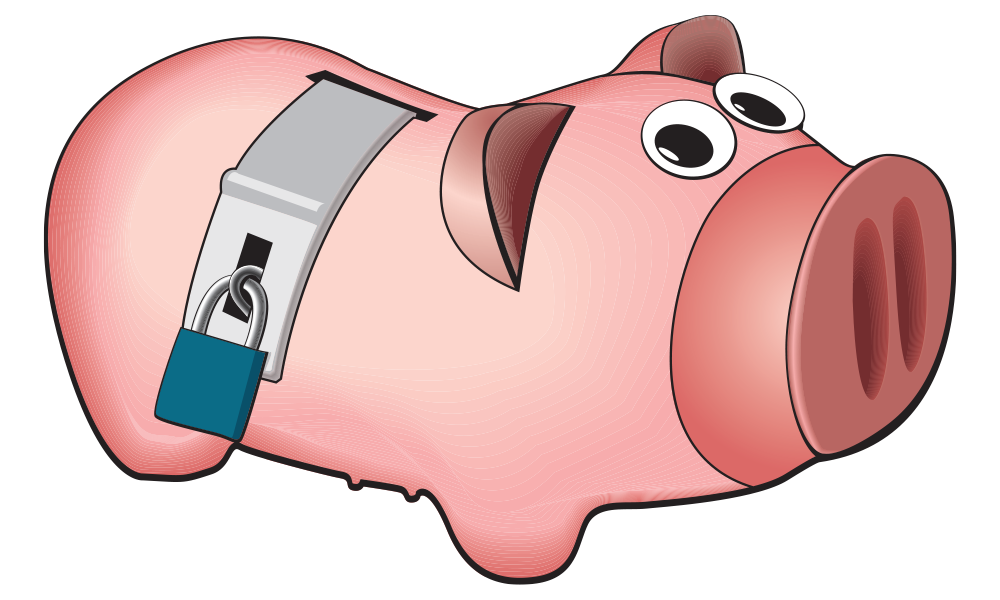 Piggy Png Clipart (white, silver, pink, gray, black)