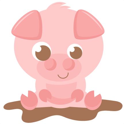 Piggy Png Image (white, pink, gray, salmon)